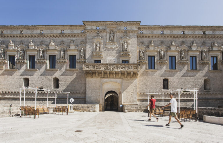 facciata del castello